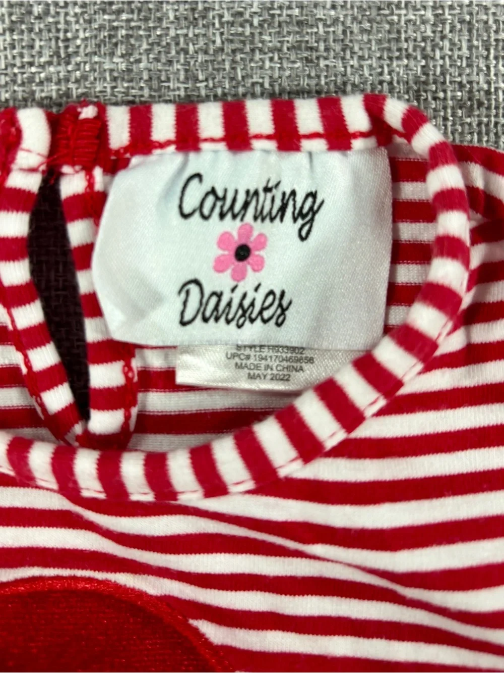 Counting Daisies Girls Christmas Santa Tutu Dress 18M Red Polka Dot Holiday